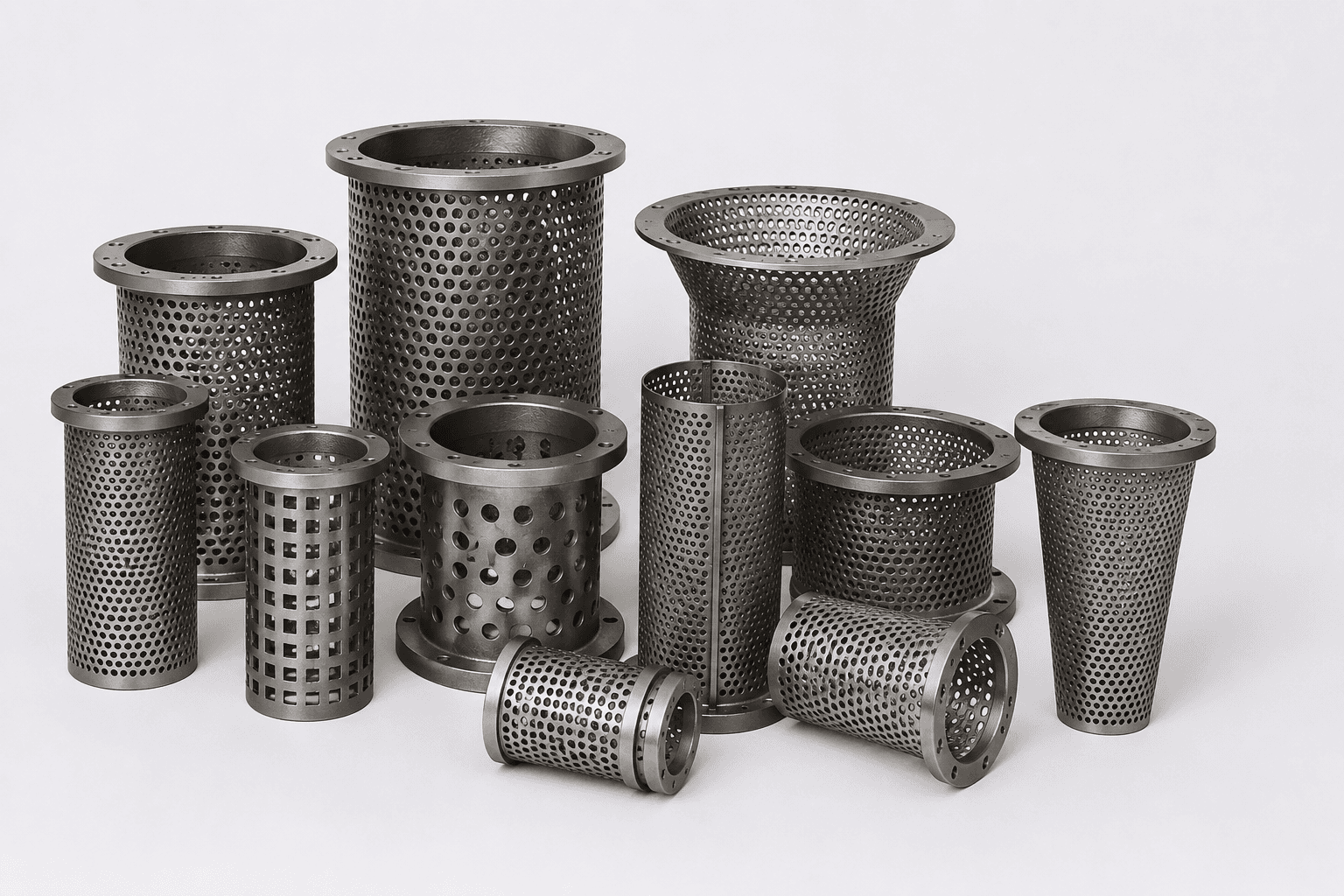 Customized Strainers And Replacement Elements
